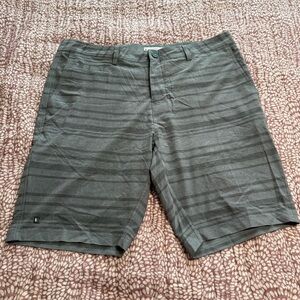 Linksoul Striped Boardwalker Hybrid Golf Shorts 38